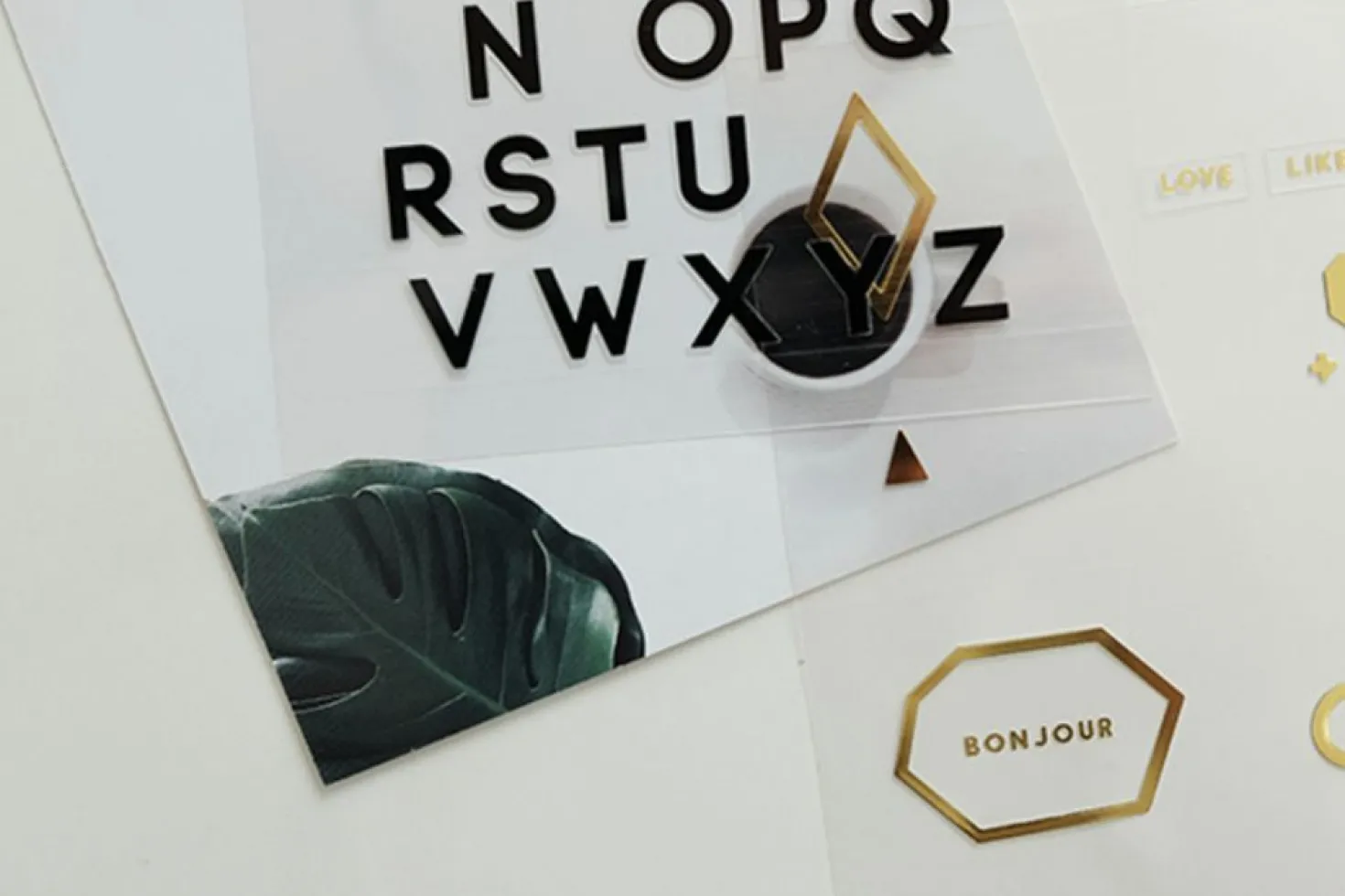 Love, Like Alphabet Sticker