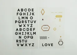 Love, Like Alphabet Sticker