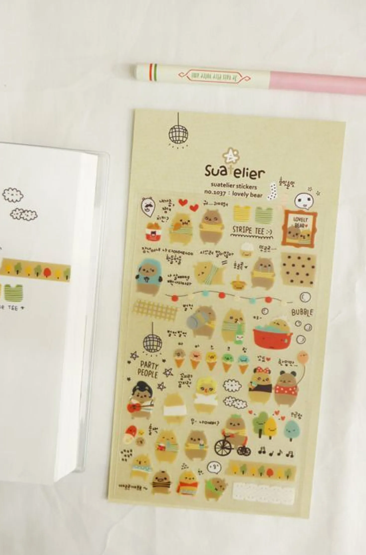Lovely Bear Deco Sticker