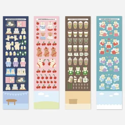 Lovely Bear Slim Sticker v1