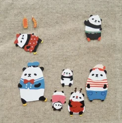 Lovely Panda Deco Sticker Set