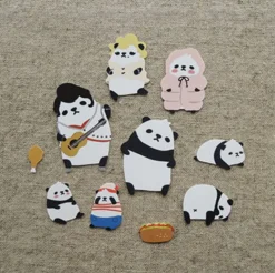 Lovely Panda Deco Sticker Set