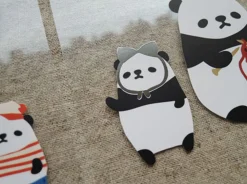 Lovely Panda Deco Sticker Set