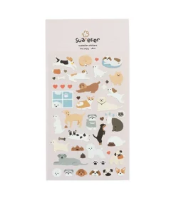 Lovely Puppy Deco Sticker