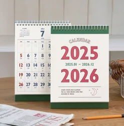 2025-2026 Lunar Retro Desk Calendar