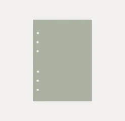 Magic Color 6 Ring A5 Plain Note Refill