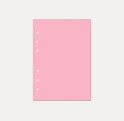 Magic Color 6 Ring A5 Plain Note Refill