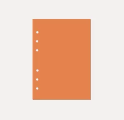 Magic Color 6 Ring A5 Plain Note Refill