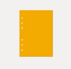 Magic Color 6 Ring A5 Plain Note Refill