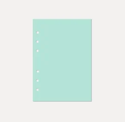 Magic Color 6 Ring A5 Plain Note Refill