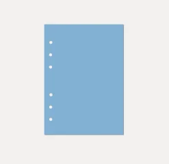 Magic Color 6 Ring A5 Plain Note Refill