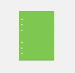 Magic Color 6 Ring A5 Plain Note Refill