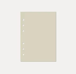 Magic Color 6 Ring A5 Plain Note Refill