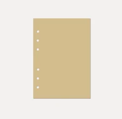 Magic Color 6 Ring A5 Plain Note Refill