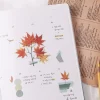 Maple Pressed Flower Sticker