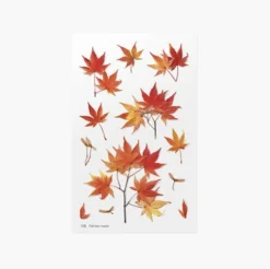 Maple Pressed Flower Sticker