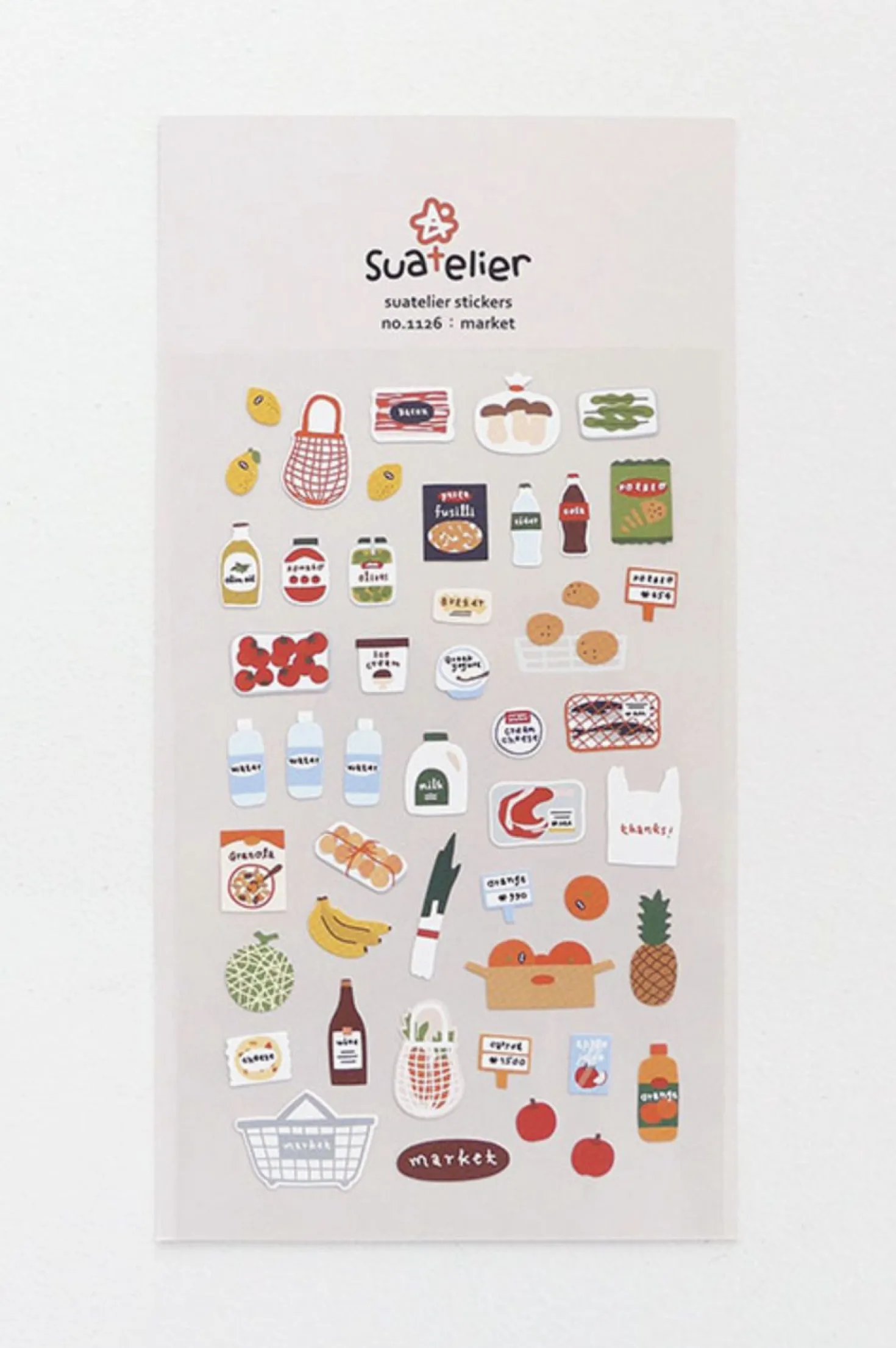 Market Deco Sticker