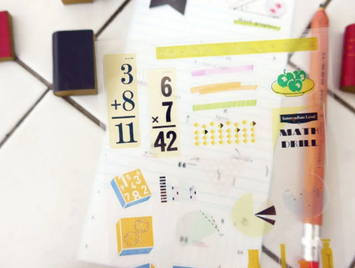 Math Graphic Deco Sticker