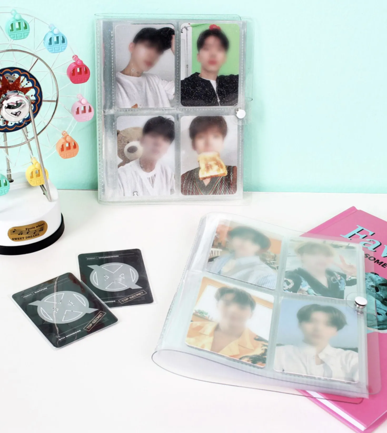Medium Button PVC Instax Mini Album