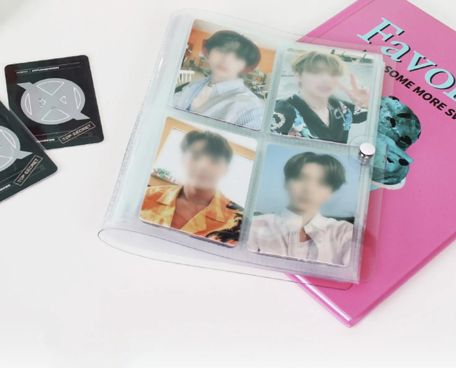 Medium Button PVC Instax Mini Album
