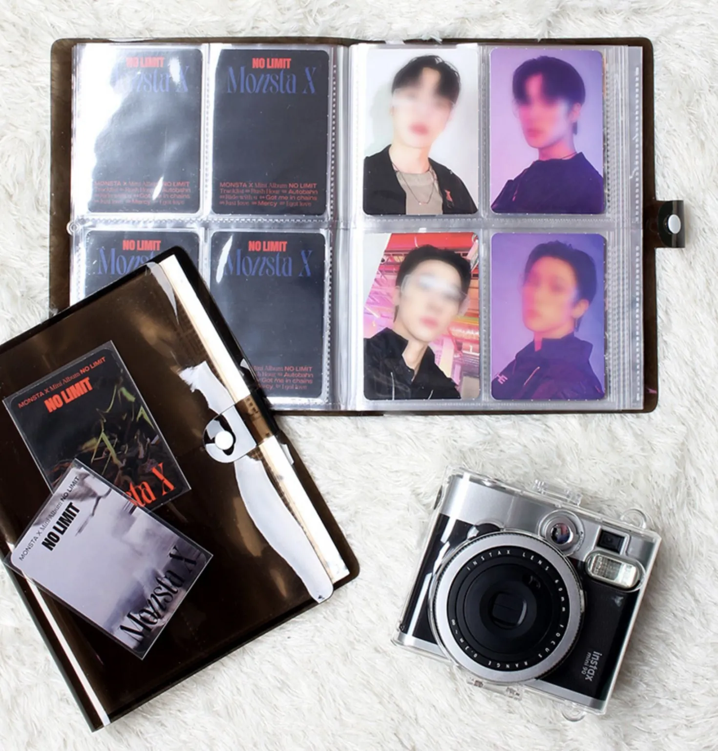 Medium Button PVC Instax Mini Album
