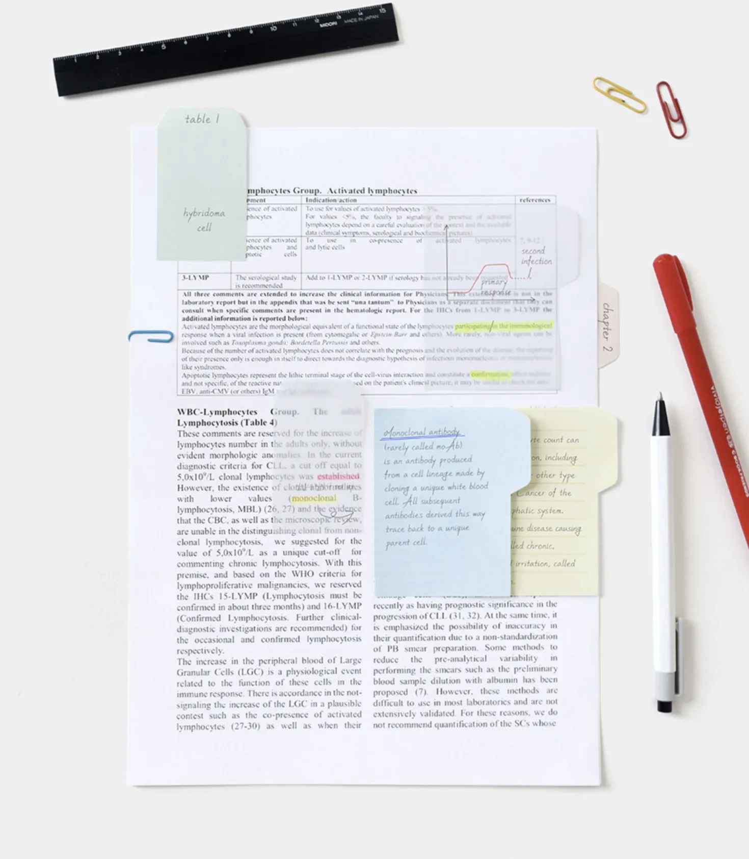 Medium Index Tracing Sticky Note