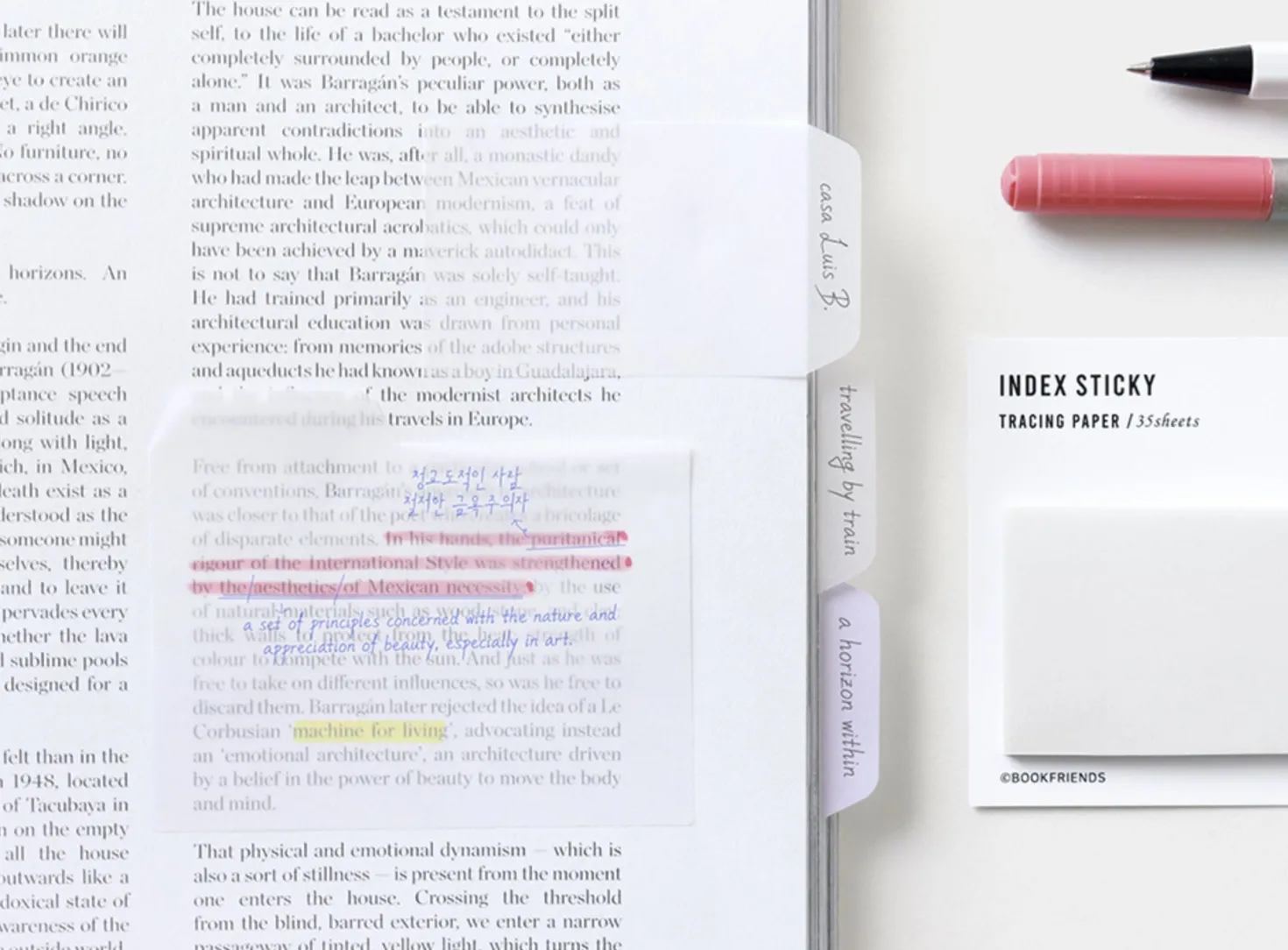 Medium Index Tracing Sticky Note