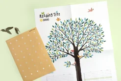 Medium Reading Tree Goal Poster & Sticker Set