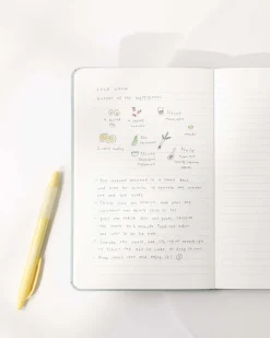 Medium Record Hardcover Lined Notebook v3