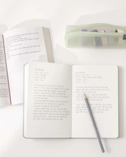 Medium Record Hardcover Lined Notebook v3