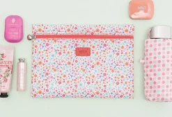 Medium Summer Mesh Flat Pouch