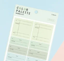 Memo Color Palette Sticker