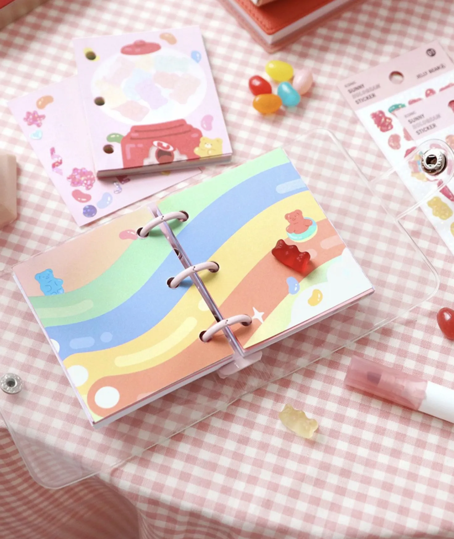 Merry 3 Ring Button Note Refill