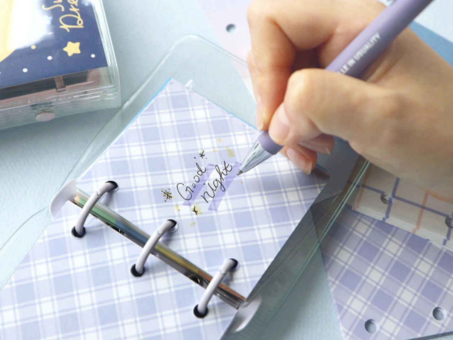 Merry 3 Ring Button Note Refill