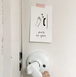 Message Sign Card
