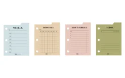 Mini Classy 3 Ring Index Planner Refill