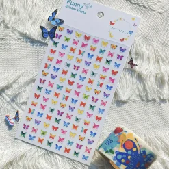 Mini Colorful Butterfly Sticker