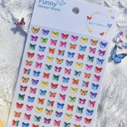 Mini Colorful Butterfly Sticker