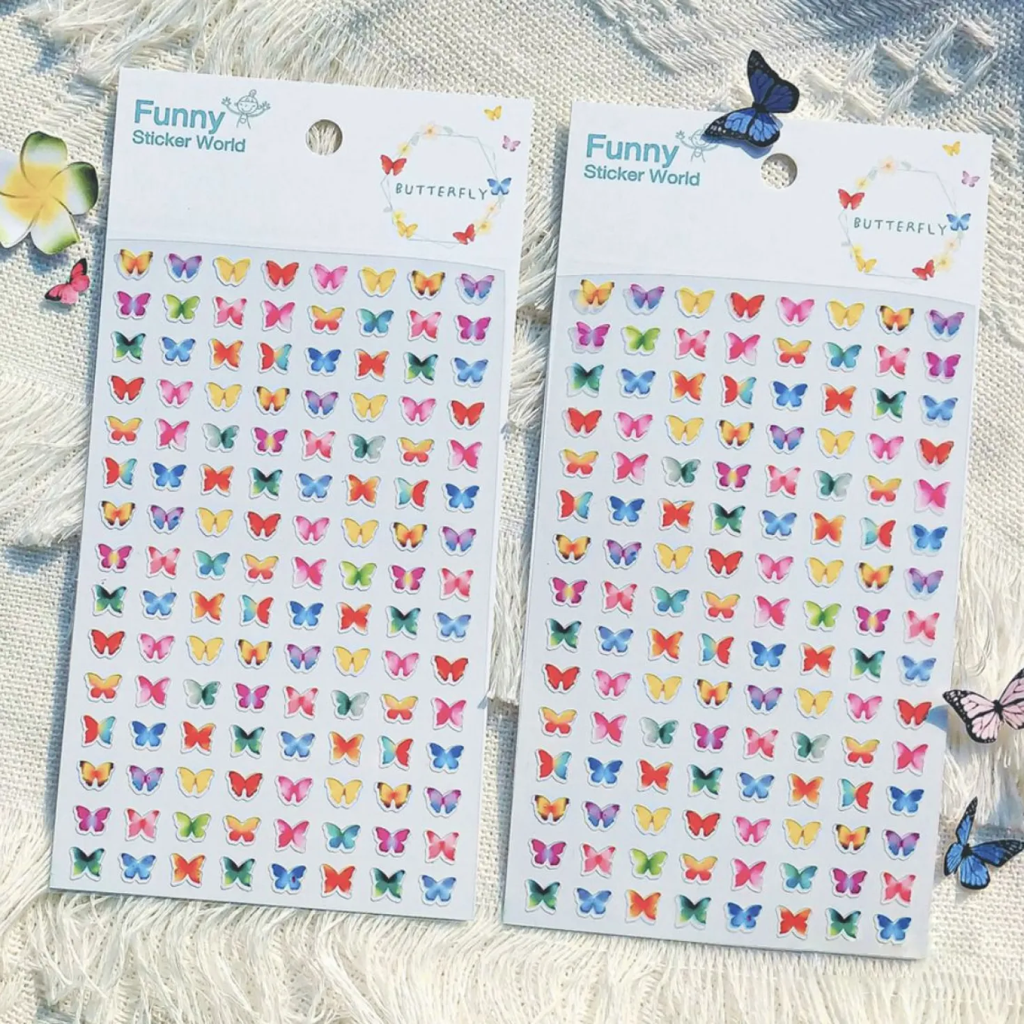 Mini Colorful Butterfly Sticker