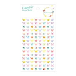 Mini Colorful Butterfly Sticker