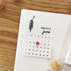 Mini Monthly Schedule Sticky Note