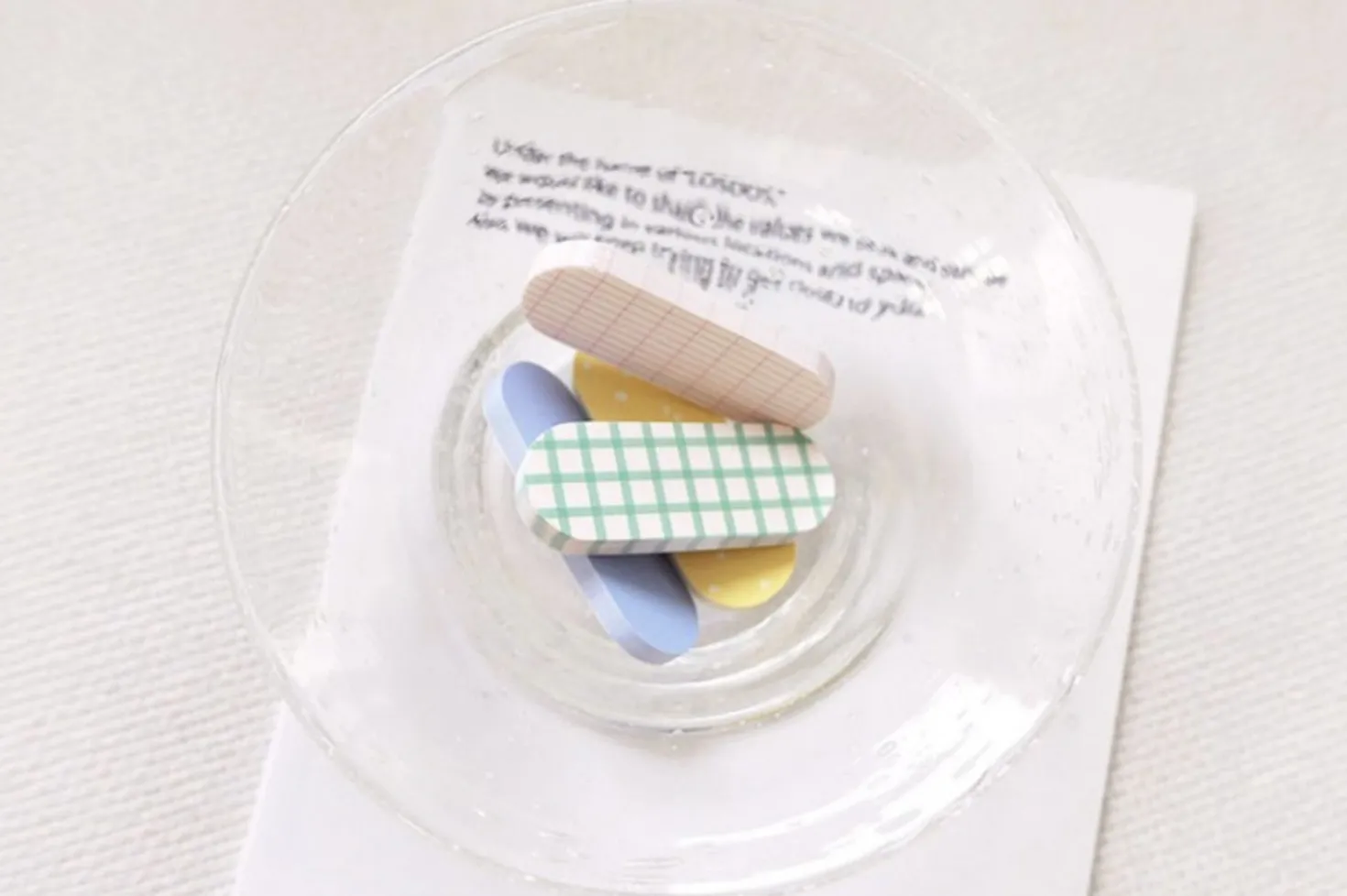 Mini Oval Index Sticky Note
