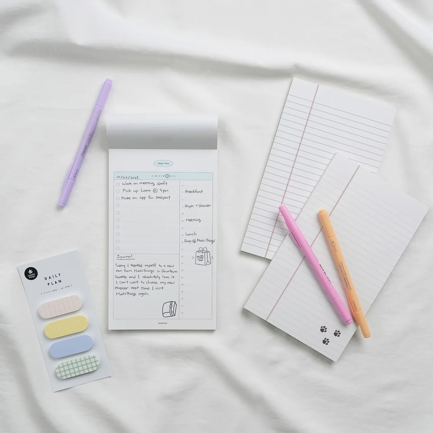 Mini Oval Index Sticky Note