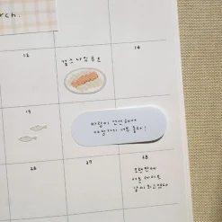 Mini Oval Index Sticky Note v2