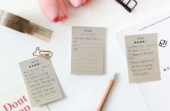 Mini Plan Sticky Note