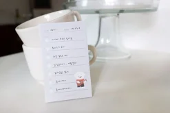Mini Schedule Sticky note