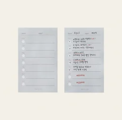 Mini Schedule Sticky note