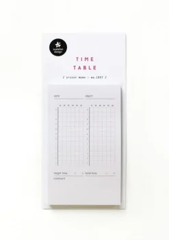 Mini Schedule Sticky note