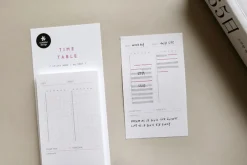 Mini Schedule Sticky note