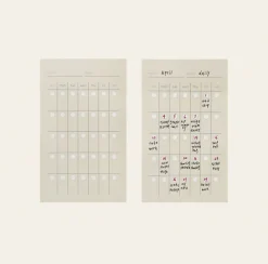 Mini Schedule Sticky note
